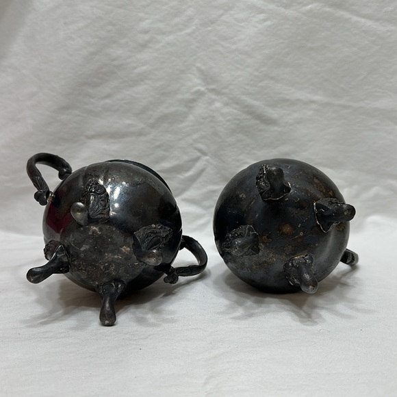 Sugar bowl and creamer set - Picture 6 of 6